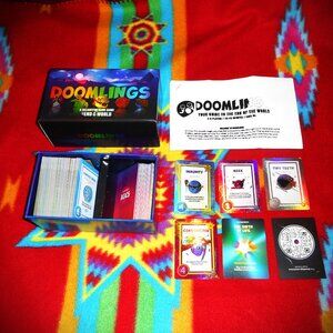 Doomlings - A Delightful Card Game for The End of The World w/4 x Holofoil Cards